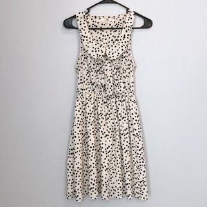 Modcloth Dotted Sleeveless Dress, Small